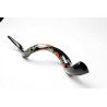 Hand Painted Yemenite Shofar with Pomegranates | Decorated Shofars