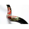 Hand Painted Yemenite Shofar with Pomegranates | Decorated Shofars