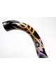 Hand Painted Yemenite Shofar with Star Menorah ... | Decorated Shofars
