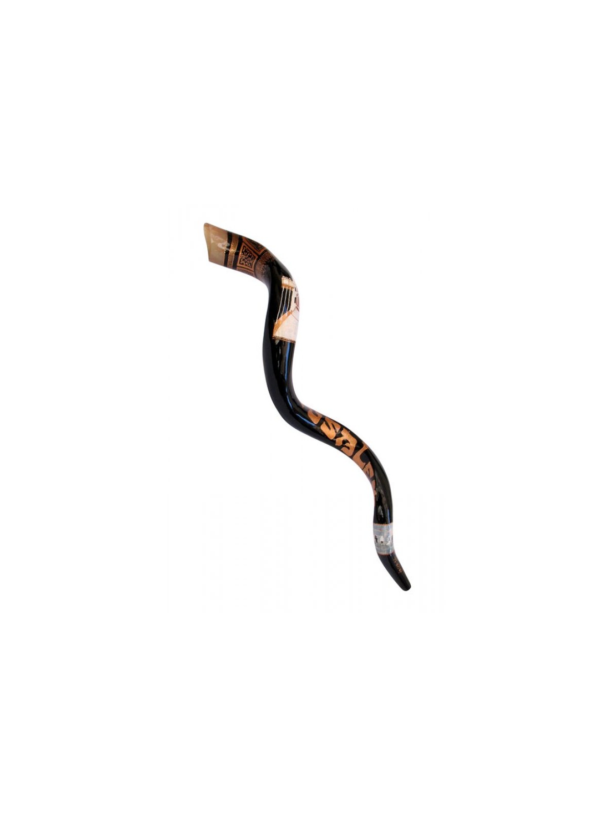 Collectors Hand Painted Yemenite Shofar Temple ... | Decorated Shofars