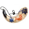 Painted Dove of Peace Anointing Rams Horn Shofar | Decorated Shofars