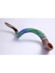 Hand Painted Yemenite Shofar Grape Cluster | Decorated Shofars