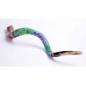 Hand Painted Yemenite Shofar Grape Cluster | Decorated Shofars