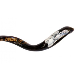 Collectors Hand Painted Yemenite Shofar Peace o... | Decorated Shofars