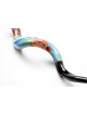 Hand Painted Yemenite Shofar with Lively Pomegr... | Decorated Shofars