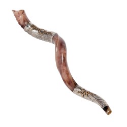 Seven Branch Menorah Star of David Sterli... | Sterling Silver Shofars