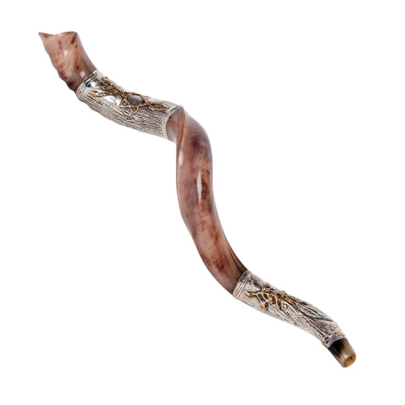 Seven Branch Menorah Star of David Sterli... | Sterling Silver Shofars