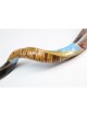 Hand Painted Yemenite Shofar Jerusalem | Decorated Shofars