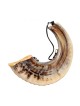 Anointing Painted Rams Horn Shofar Fish Design | Decorated Shofars