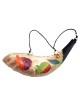 Painted Pomegranate Design Anointing Rams Horn ... | Decorated Shofars