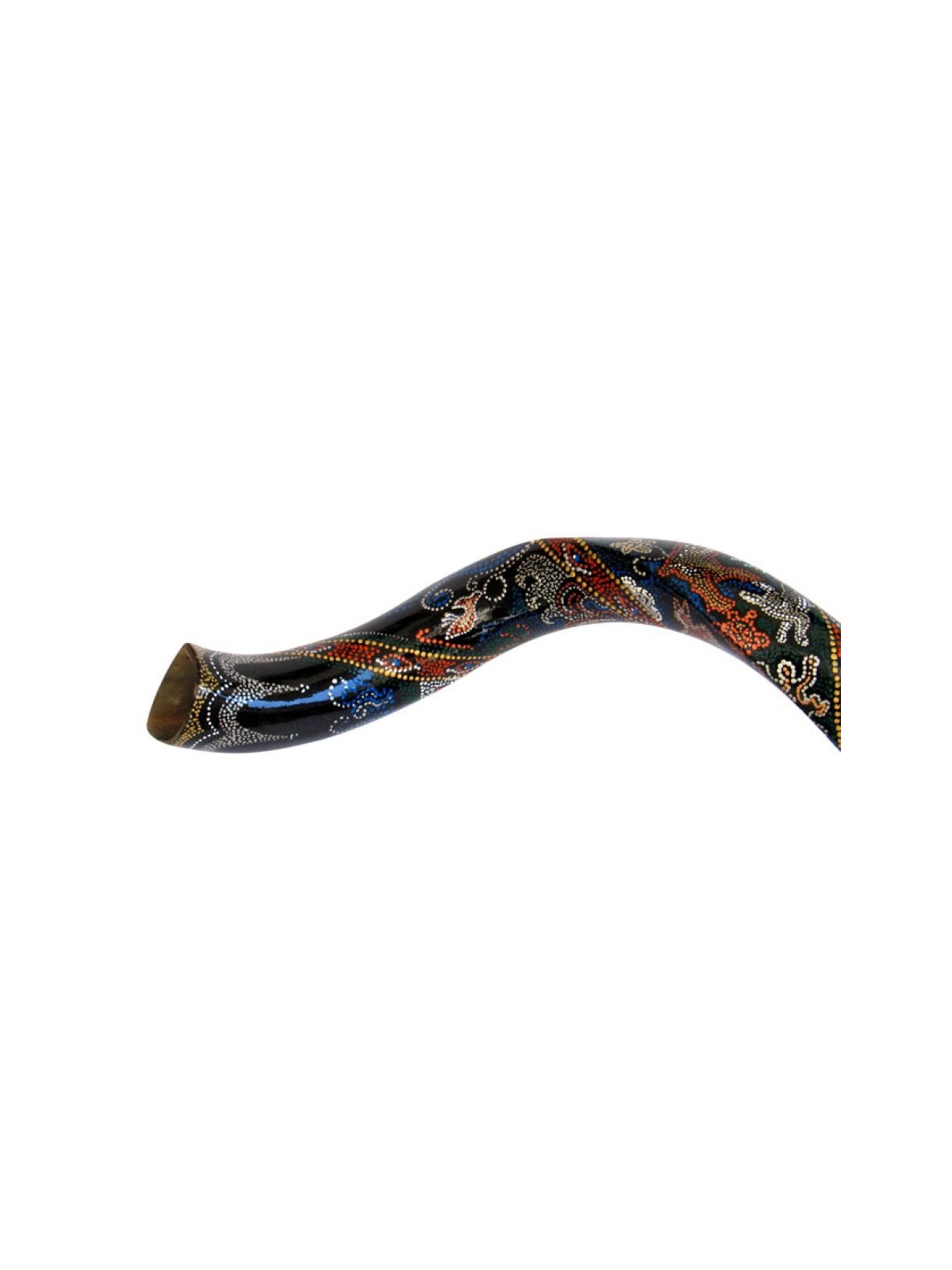 Collectors Hand Painted Yemenite Shofar Oriental | Decorated Shofars