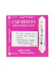 Silver Plated Car Mezuzah with Crown Design and Blue ... | Car Mezuzah