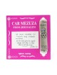 Silver Plated Car Mezuzah Hamsa and Star of David Design | Car Mezuzah