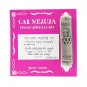 Silver Plated Car Mezuzah Hamsa and Star of David Design | Car Mezuzah