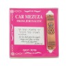 Bronze Finish Car Mezuzah Star of David Hamsa Blue Stone | Car Mezuzah