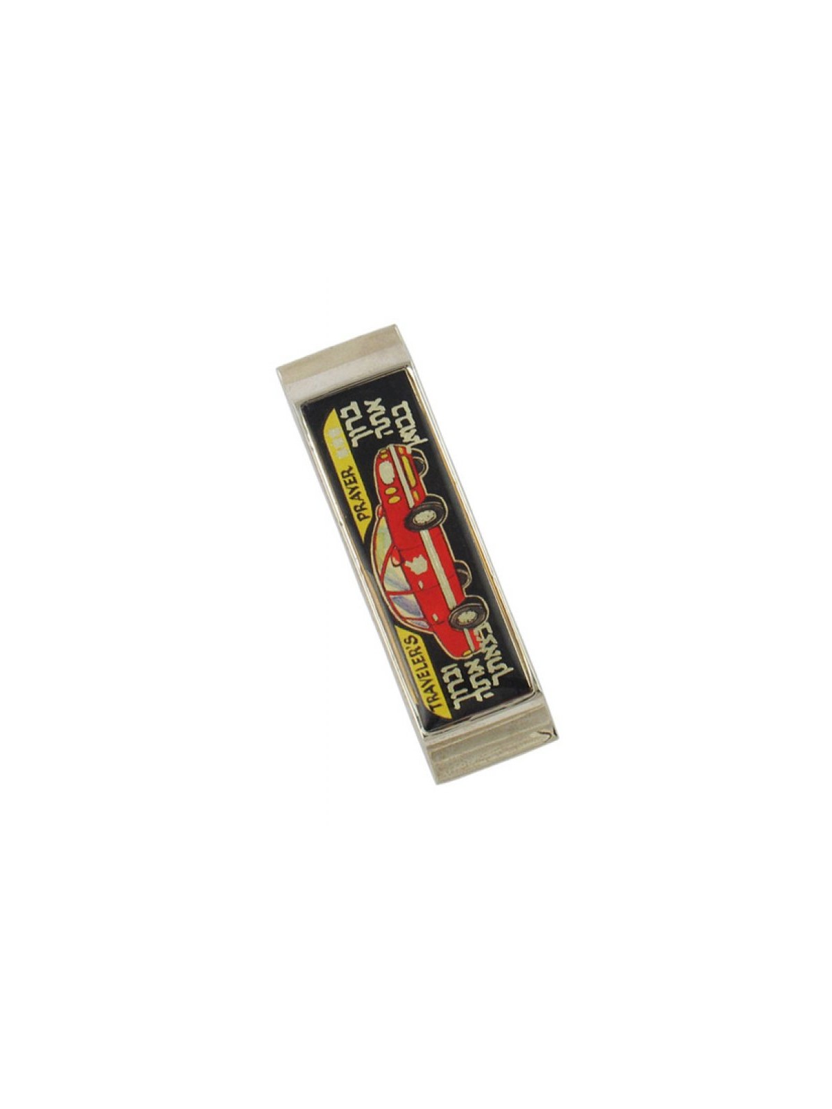 Car Mezuzah with Red Car Decoration | Car Mezuzah