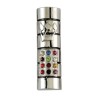 Nickel Plated Rounded Car Mezuzah Colorful Breastplat... | Car Mezuzah
