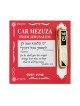 Gold Plated Car Mezuzah Shin Crown and Western Wall | Car Mezuzah