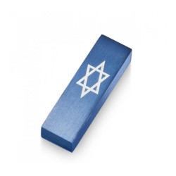Adi Sidler Anodized Aluminum Car Mezuzah Star of Davi... | Car Mezuzah