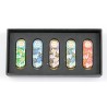 Set of Five Car Mezuzahs in Gift Box Grapevine and St... | Car Mezuzah