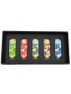 Set of Five Car Mezuzahs in Gift Box Grapevine and St... | Car Mezuzah