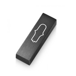 Adi Sidler Anodized Aluminum Car Mezuzah Engraved Ham... | Car Mezuzah