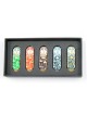Set of Five Car Mezuzahs in Gift Box Jerusalem and Cr... | Car Mezuzah