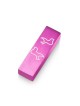 Adi Sidler Brushed Aluminum Car Mezuzah Peace Doves Pink | Car Mezuzah