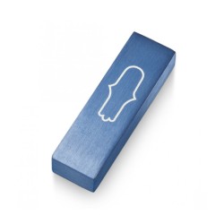 Adi Sidler Anodized Aluminum Car Mezuzah Engraved Ham... | Car Mezuzah