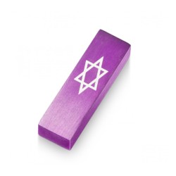 Adi Sidler Anodized Aluminum Car Mezuzah Star of Davi... | Car Mezuzah