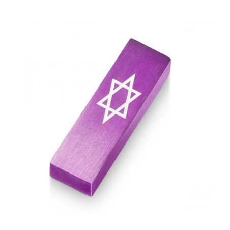 Adi Sidler Anodized Aluminum Car Mezuzah Star of Davi... | Car Mezuzah