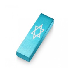 Adi Sidler Anodized Aluminum Car Mezuzah Star Of Davi... | Car Mezuzah