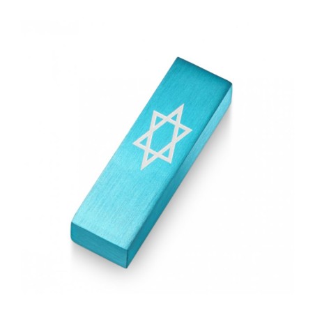 Adi Sidler Anodized Aluminum Car Mezuzah Star Of Davi... | Car Mezuzah