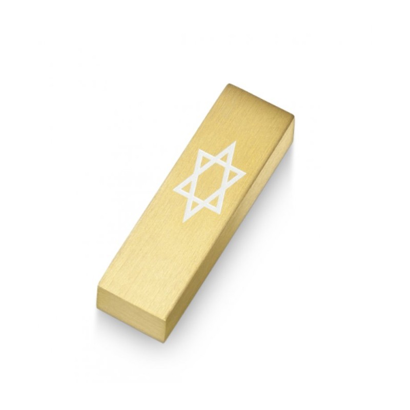 Adi Sidler Anodized Aluminum Car Mezuzah Star of Davi... | Car Mezuzah