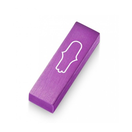 Adi Sidler Anodized Aluminum Car Mezuzah Engraved Ham... | Car Mezuzah