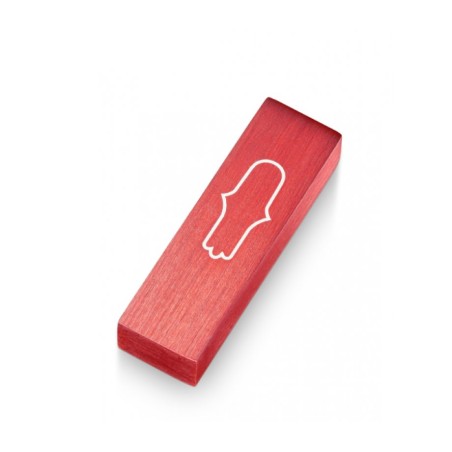 Adi Sidler Anodized Aluminum Car Mezuzah Engraved Ham... | Car Mezuzah