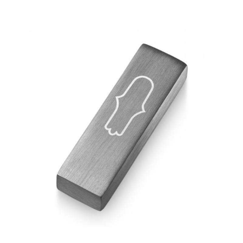 Adi Sidler Anodized Aluminum Car Mezuzah Engraved Ham... | Car Mezuzah