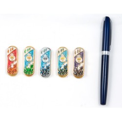 Set of Five Car Mezuzahs in Gift Box Jerusalem and Me... | Car Mezuzah