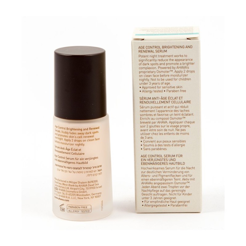 AHAVA Age Control Brightening and Renewal Serum | Face Care