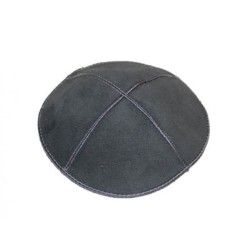 Gray Suede Kippah | Suede Kippah