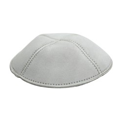 White Suede Kippah | Suede Kippah