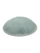 Light Blue Suede Kippah Four Panels | Suede Kippah