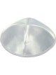 White Satin Kippah White Ribbon Around Base | Satin Kippah