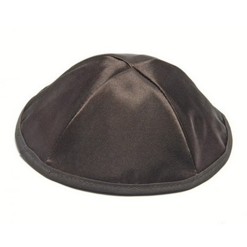 Black Satin Kippah | Satin Kippah