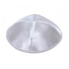 Light Silver Satin Kippah | Satin Kippah