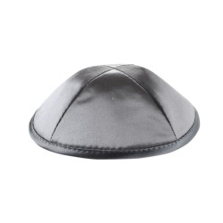 Gray Satin Kippah | Satin Kippah