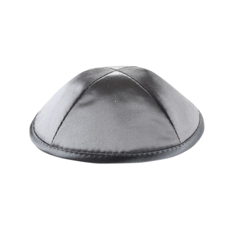 Gray Satin Kippah | Satin Kippah