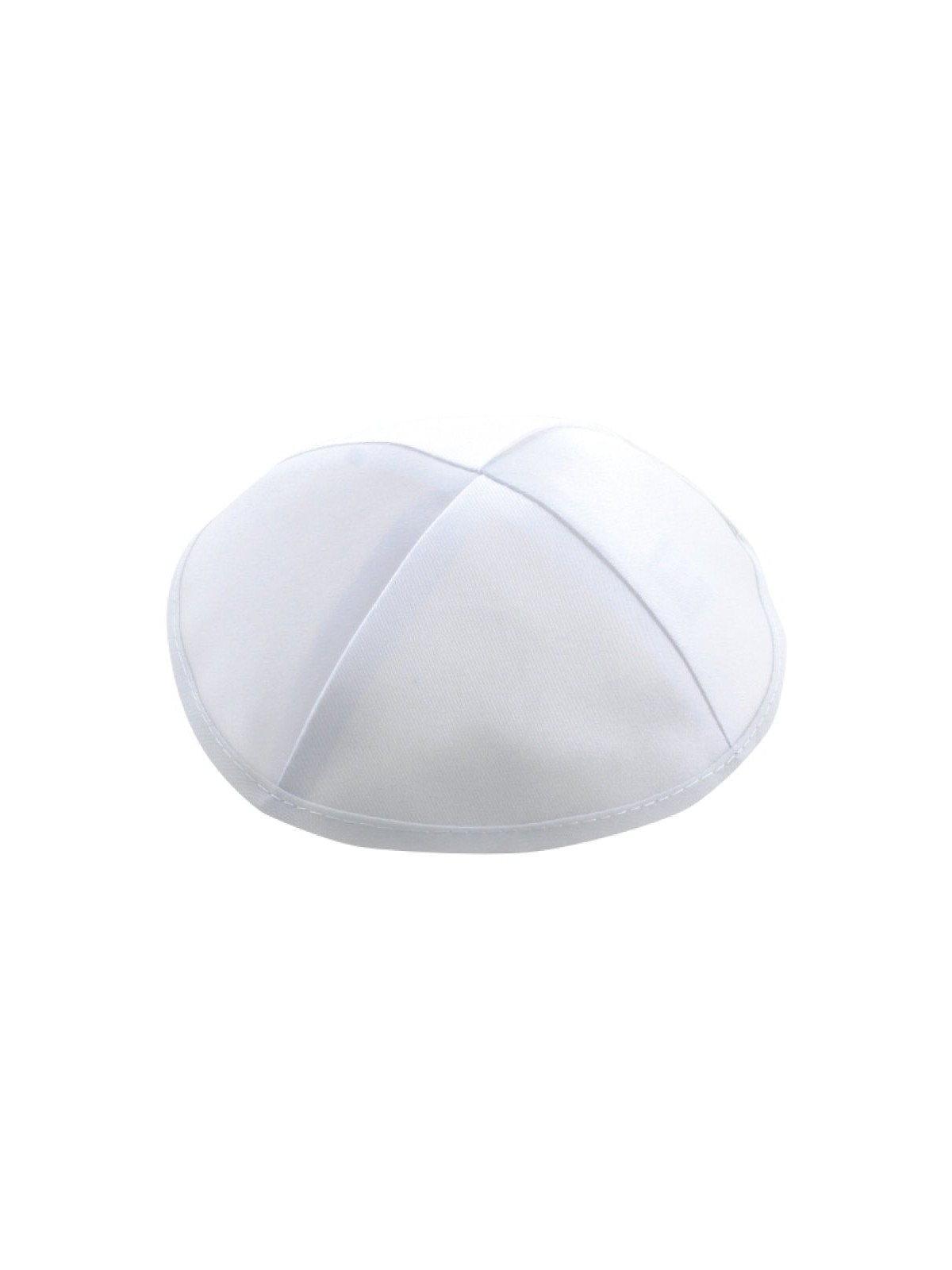 White Terylene Kippah | Satin Kippah