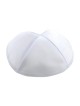 White Terylene Kippah | Satin Kippah