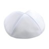 White Terylene Kippah | Satin Kippah